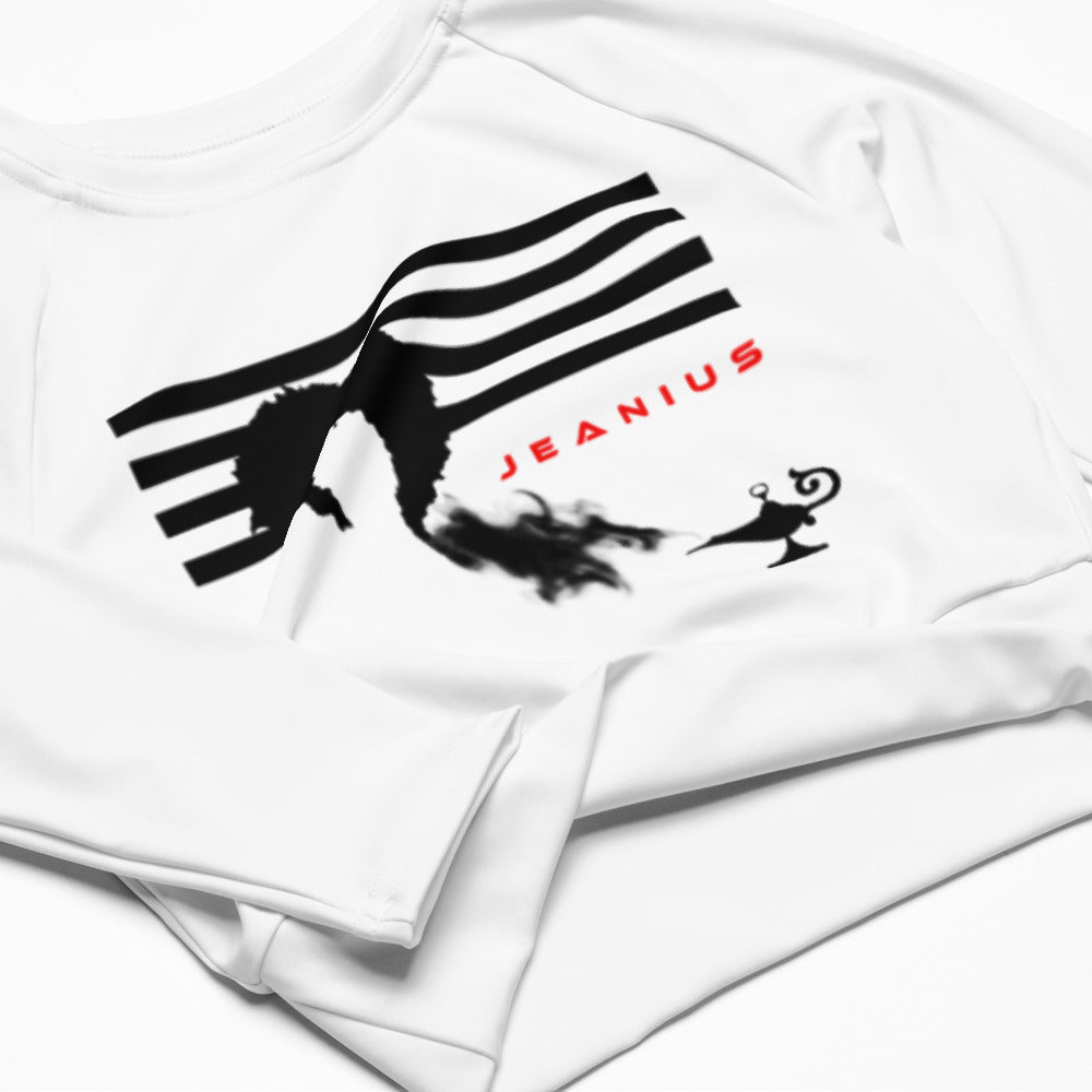 JEANIUS  long-sleeve crop top