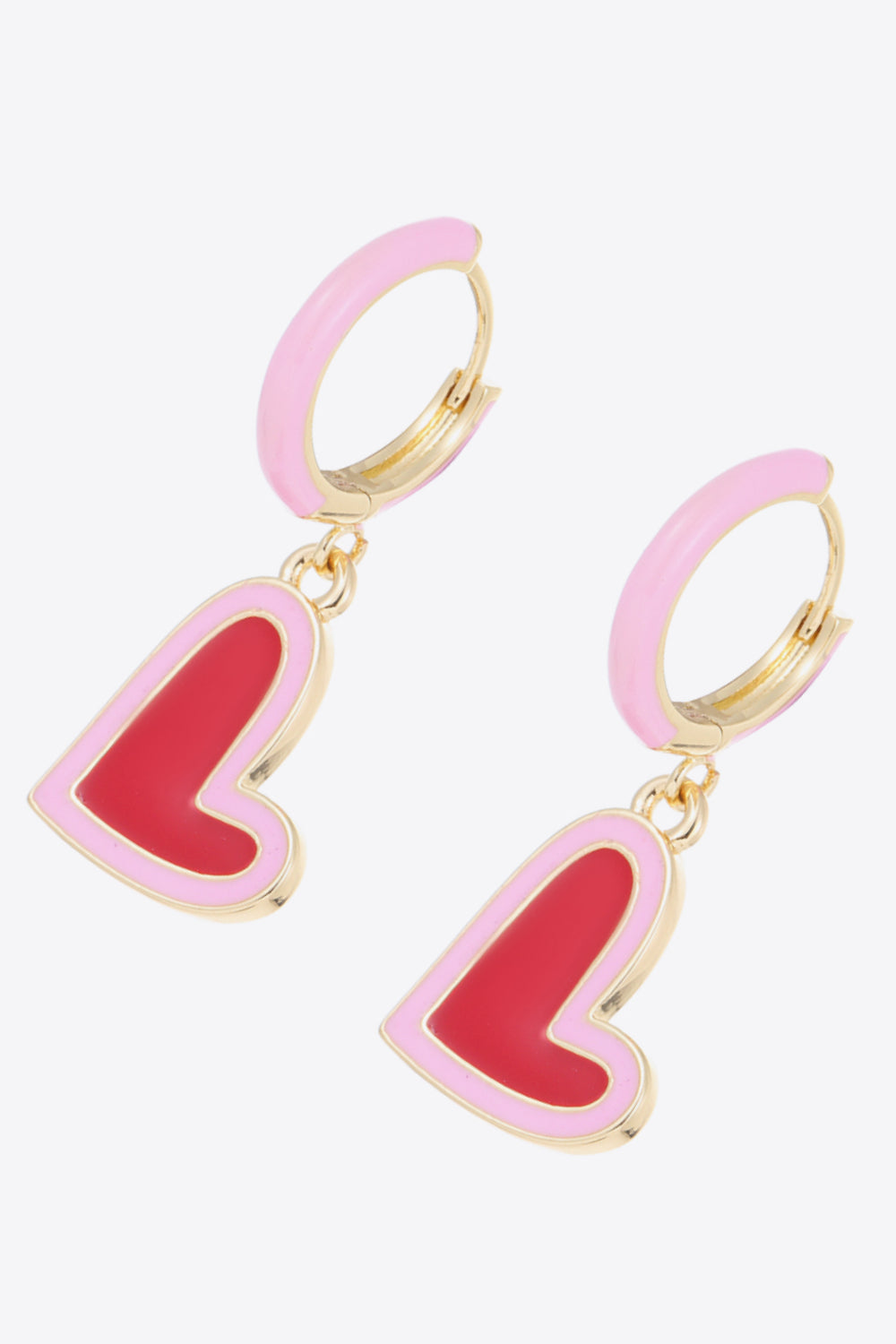 Charming Heart Drop Earrings – GIVA Jewellery