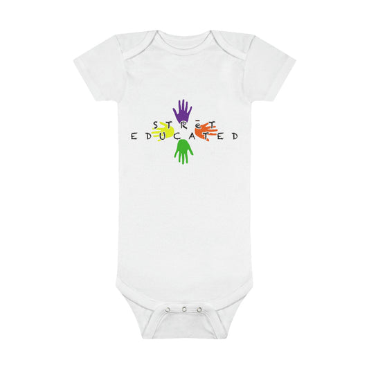 Strēt Educated Onesie® Organic Baby Bodysuit