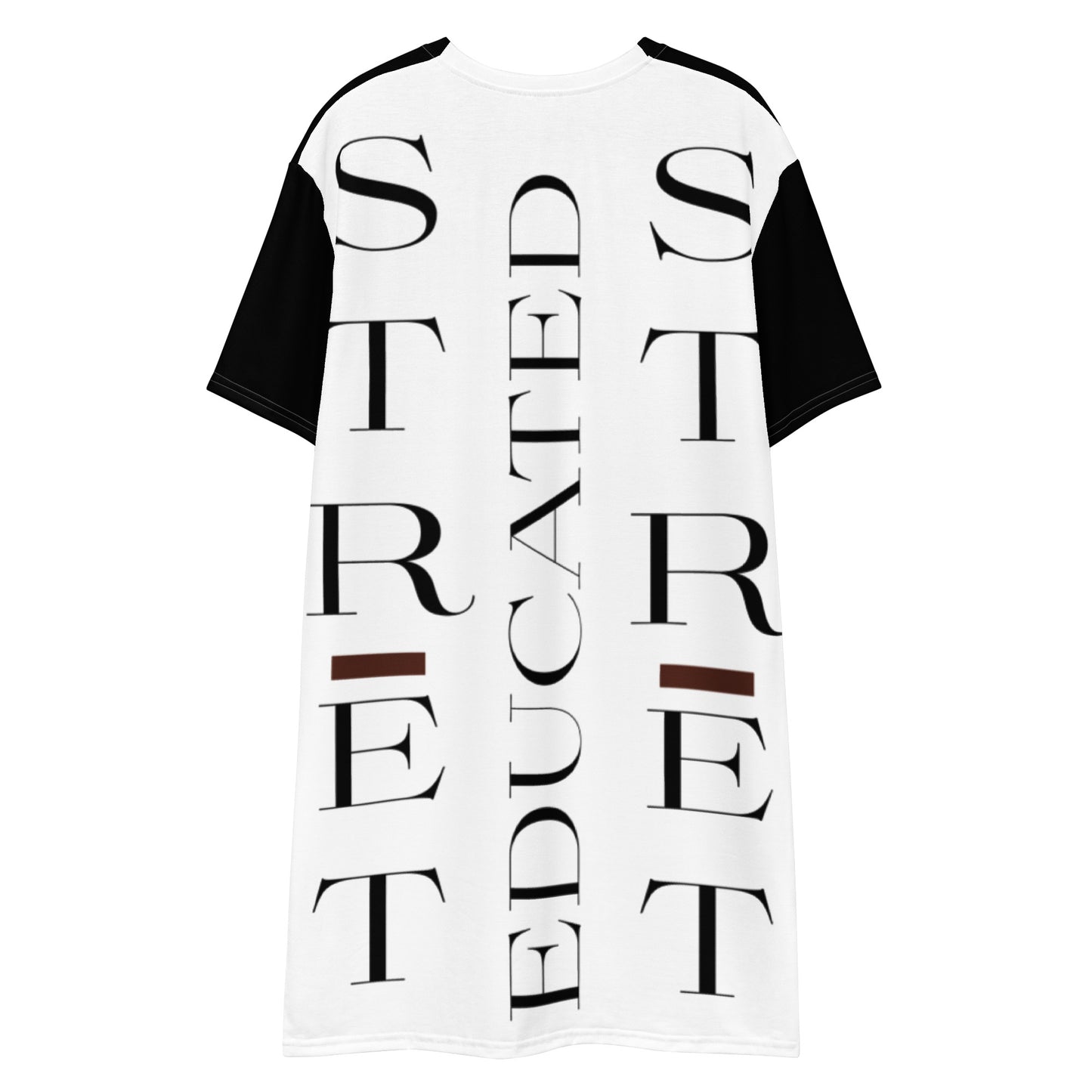 Stret Educated Luxurious Print T-shirt dress