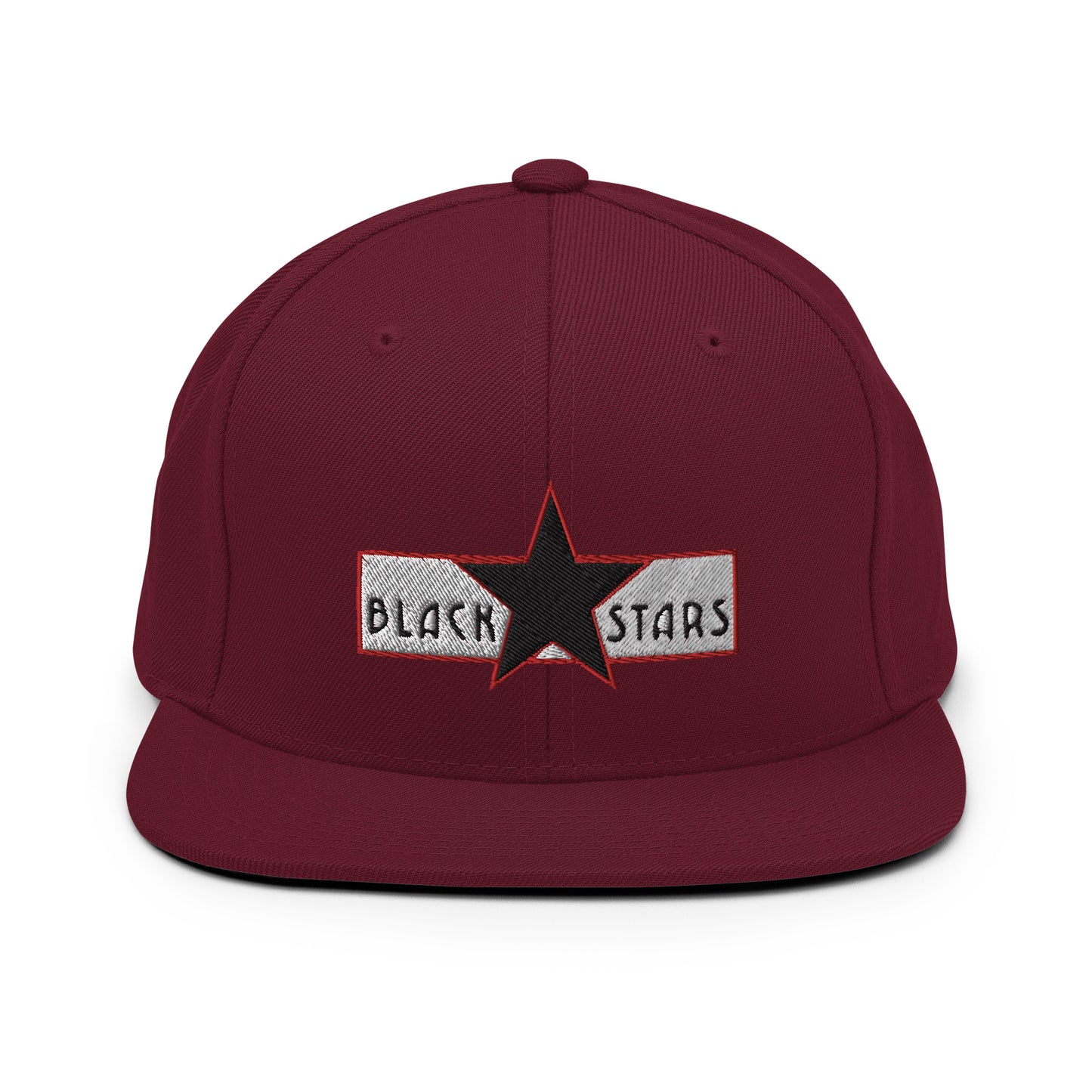 Blk Stars Snapback Hat