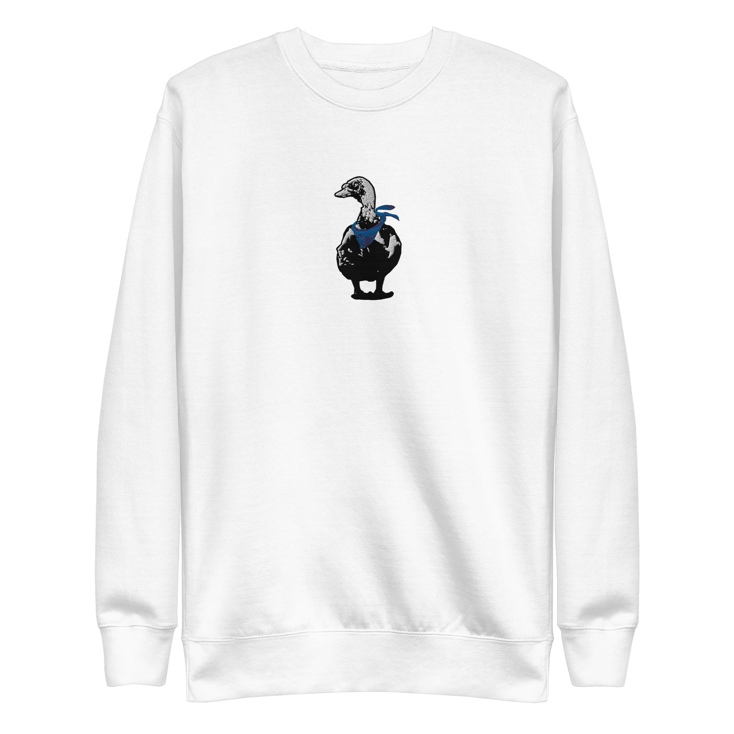 Muscovy Duck Embroidered Premium Sweatshirt